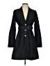 Karen Millen 100% Polyester Black Trenchcoat Size 2 - photo 1