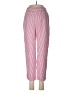 Assorted Brands 100% Viscose Stripes Pink Casual Pants Size M (estimated) - photo 1