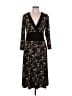 Connected Apparel Black Casual Dress Size 12 - photo 1