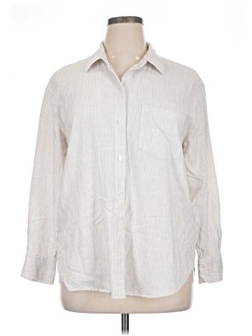 Banana Republic Factory Store Long Sleeve Button-Down Shirt (view 1)