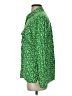 Gap 100% Rayon Print Green Long Sleeve Blouse Size XS - photo 5