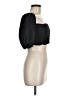 Boohoo 100% Polyester Black Short Sleeve Top Size 8 - photo 4