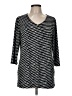 Easywear by Chico's Polka Dots Black 3/4 Sleeve Blouse Size Med (1) - photo 1