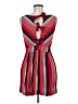 Cooperative 100% Rayon Stripes Red Cocktail Dress Size 6 - photo 2