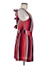 Cooperative 100% Rayon Stripes Red Cocktail Dress Size 6 - photo 4