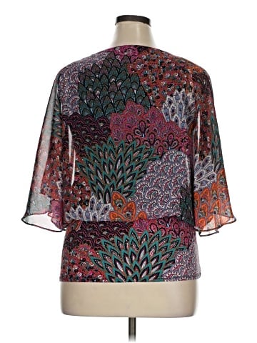 Coco Bianco 3/4 Sleeve Blouse (view 2)