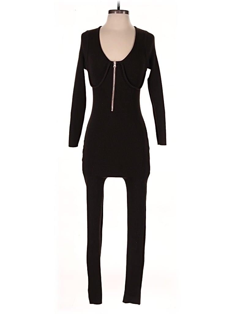 Pre-owned Fashion Nova Jumpsuit In Black