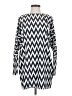 Unbranded Chevron-herringbone Silver Long Sleeve Blouse Size S - photo 1
