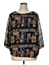 Cj Banks 100% Polyester Black 3/4 Sleeve Blouse Size 1X - photo 1