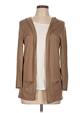 August Silk Cardigan (view 1)