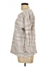 Talbots Jacquard Marled Ombre Stripes Tweed Multi Color Ivory Pullover Sweater Size L - photo 5