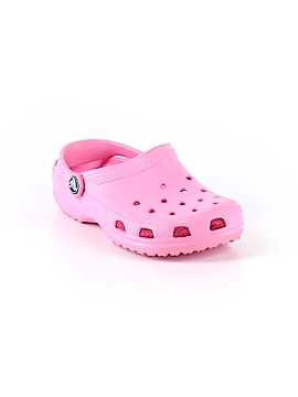 pink crocs size 13