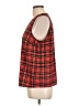 J.Crew Factory Store 100% Polyester Red Sleeveless Blouse Size L - photo 5