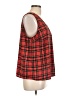 J.Crew Factory Store 100% Polyester Red Sleeveless Blouse Size L - photo 4