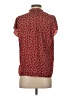 Maison d' Amelie 100% Polyester Red Short Sleeve Blouse Size S - photo 2