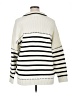 Lane Bryant Stripes Ivory Pullover Sweater Size 18 - 20 Plus - photo 2