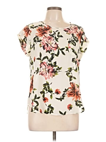 Lily White Short Sleeve Blouse (view 1)