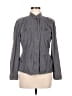 French Cuff 100% Cotton Gray Jacket Size M - photo 1