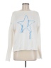 Wild Fable 100% Polyester Stars White Pullover Sweater Size M - photo 1