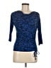 MICHAEL Michael Kors Blue 3/4 Sleeve Top Size M (petite) - photo 1
