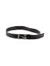 Guess 100% Leather Black Leather Belt Size S - photo 1
