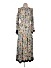RODEBJER 100% Polyester Print Blue Casual Dress Size L (estimated) - photo 1