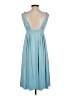 Assorted Brands Solid Blue Casual Dress Size XS - photo 2