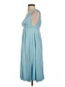 Assorted Brands Solid Blue Casual Dress Size XS - photo 5
