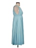 Assorted Brands Solid Blue Casual Dress Size XS - photo 4