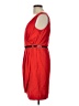 H&M Solid Red Cocktail Dress Size 12 - photo 5