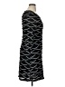 ECI 100% Polyester Chevron-herringbone Black Casual Dress Size 14 - photo 4