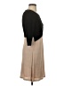 Amadi Color Block Brown Casual Dress Size XS - photo 4