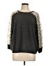 J.Crew Gray 3/4 Sleeve Top Size L - photo 1