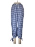 Shein Checkered-gingham Blue Casual Pants Size L - photo 1
