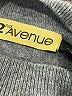 Avenue 100% Cashmere Argyle Gray Cashmere Pullover Sweater Size L - photo 7
