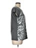 Ideology Metallic Silver Active T-Shirt Size L - photo 4
