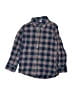 Lands' End 100% Cotton Plaid Blue Long Sleeve Button-Down Shirt Size S (kids) - photo 1