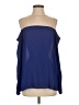 Atina Cristina 100% Polyester Blue Sleeveless Blouse Size S - photo 1