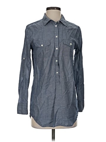 J.Crew Factory Store Long Sleeve Button-Down Shirt (view 1)