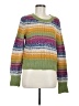Mother Stripes Green Wool Pullover Sweater Size M - photo 1