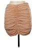 Shein 100% Polyester Solid Tan Casual Skirt Size 6 - photo 1