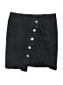 JOA Solid Black Denim Skirt Size S - photo 1