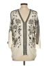 Rose + Olive 100% Polyester Ivory 3/4 Sleeve Blouse Size S - photo 2