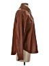 Zara Solid Brown Long Sleeve Button-Down Shirt Size S - photo 4