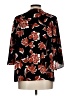 CeCe 100% Polyester Black 3/4 Sleeve Blouse Size L - photo 2