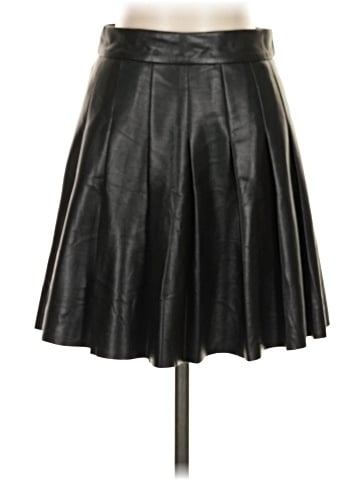 Sunday Best Faux Leather Skirt (view 1)