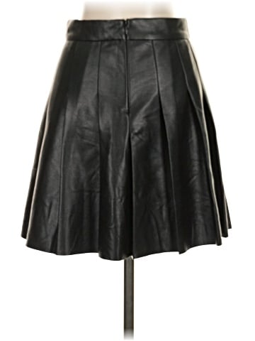 Sunday Best Faux Leather Skirt (view 2)