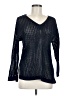 Margaret O'Leary 100% Cotton Black Blue Pullover Sweater Size 8 - photo 1