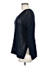 Margaret O'Leary 100% Cotton Black Blue Pullover Sweater Size 8 - photo 5