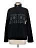Karen Scott Sport 100% Polyester Stars Black Track Jacket Size M - photo 1